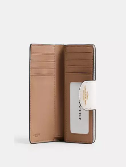 Medium Corner Zip Wallet In Signature Canvas I COACH