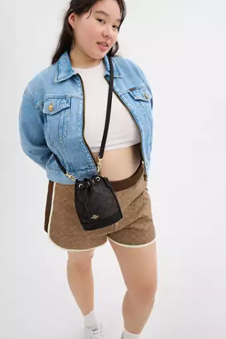Mini Bucket Bag In Signature Canvas I COACH