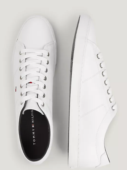 Flag Leather Sneaker I TOMMY HILFIGER