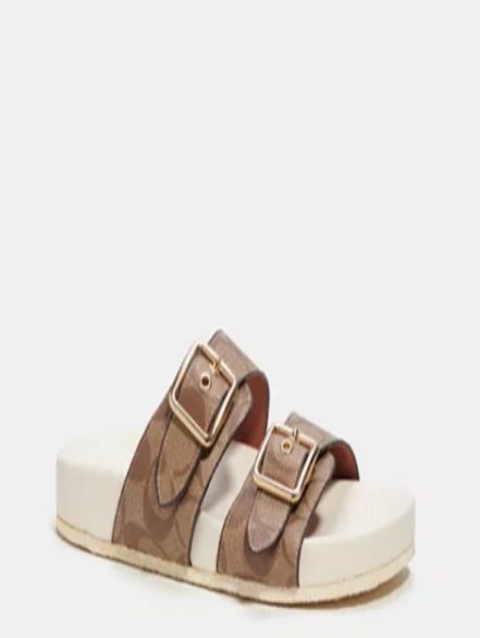 Allanah Sandal in Signature Canvas I COACH