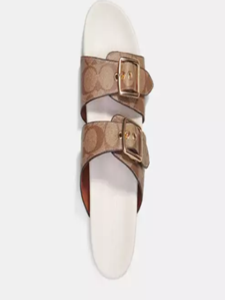 Allanah Sandal in Signature Canvas I COACH