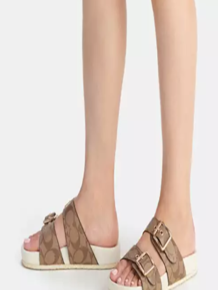 Allanah Sandal in Signature Canvas I COACH