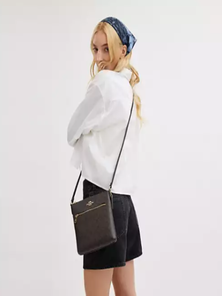 Mini Rowan File Bag In Signature Canvas I COACH