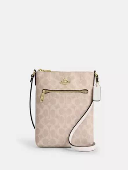 Mini Rowan File Bag In Signature Canvas I COACH