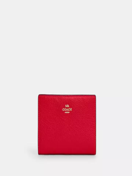 Slim Zip Wallet In Colorblock Signature Canvas I COACH