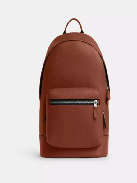West Backpack In Signature Canvas I COACH