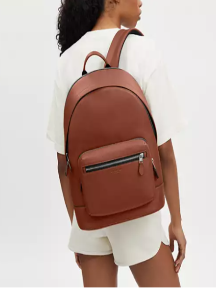 West Backpack In Signature Canvas I COACH