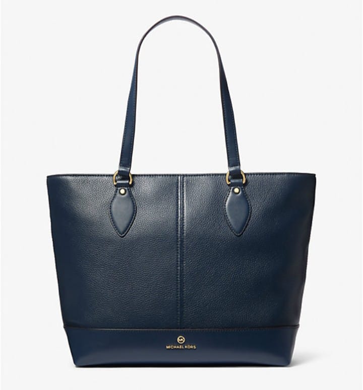 MK Beth Large Pebbled Leather Tote Bag