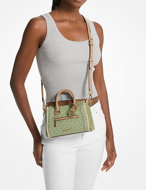 MK Carine Extra-Small Signature Logo Satchel