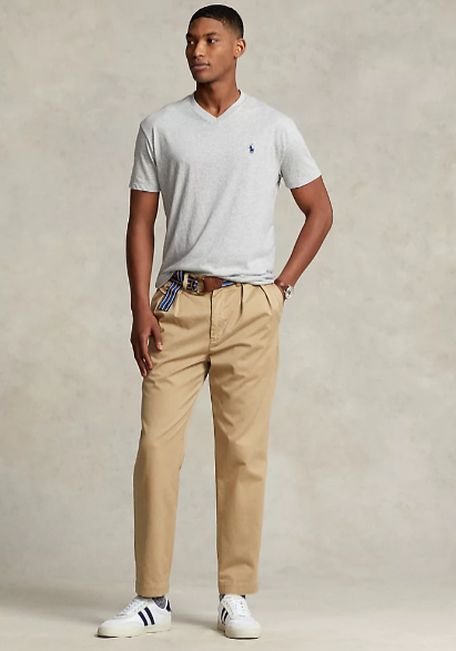 Classic Fit Jersey V-Neck T-Shirt / Polo Ralph Lauren