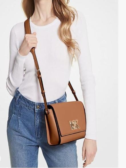MK Mini Medium Logo Messenger Bag