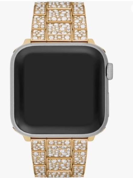 Pavé Two-Tone and Gold tone  Strap For Apple Watch®