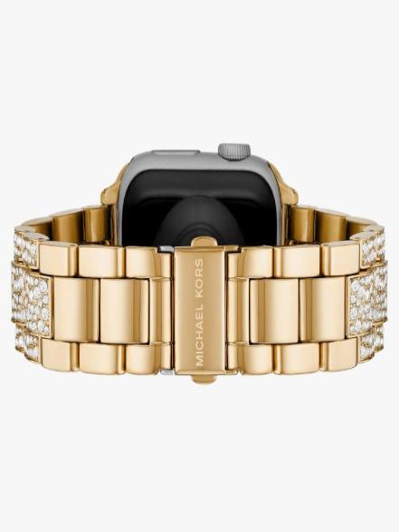 Pavé Two-Tone and Gold tone  Strap For Apple Watch®