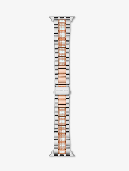 Pavé Two-Tone and Gold tone  Strap For Apple Watch®