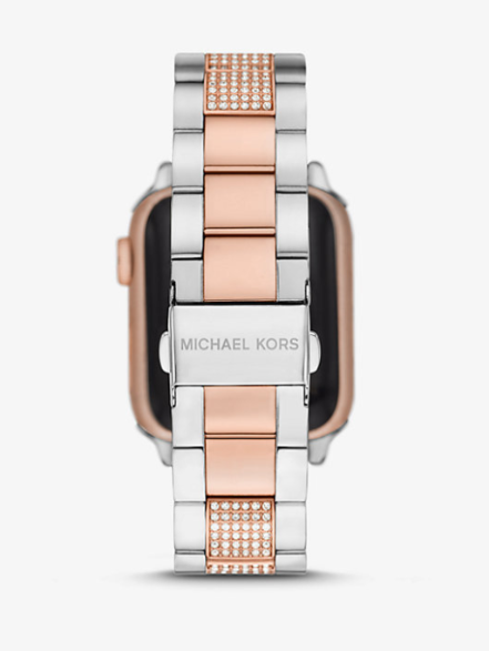 Pavé Two-Tone and Gold tone  Strap For Apple Watch®