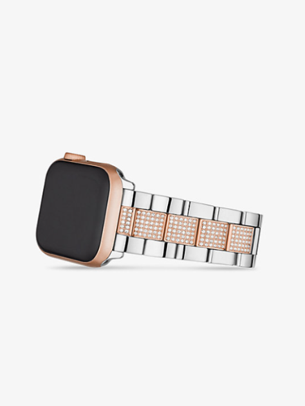 Pavé Two-Tone and Gold tone  Strap For Apple Watch®