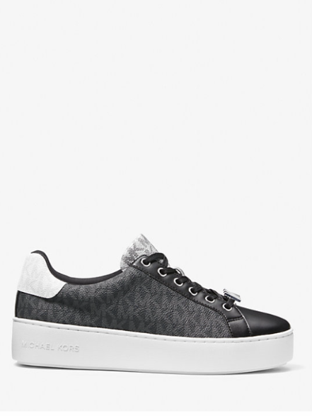 Poppy Color-Block Logo Sneaker