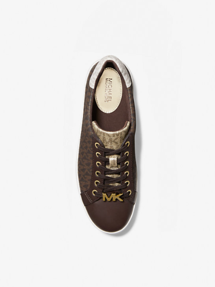 Poppy Color-Block Logo Sneaker