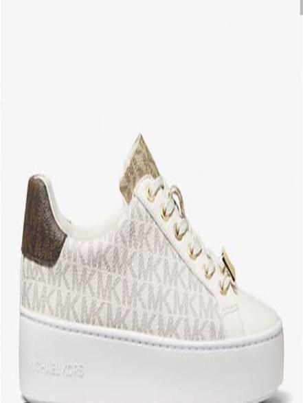 Poppy Color-Block Logo Sneaker