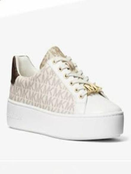 Poppy Color-Block Logo Sneaker