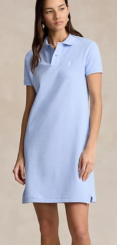 Ralph Lauren Polo Cotton Mesh Dress