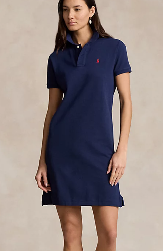 Ralph Lauren Polo Cotton Mesh Dress