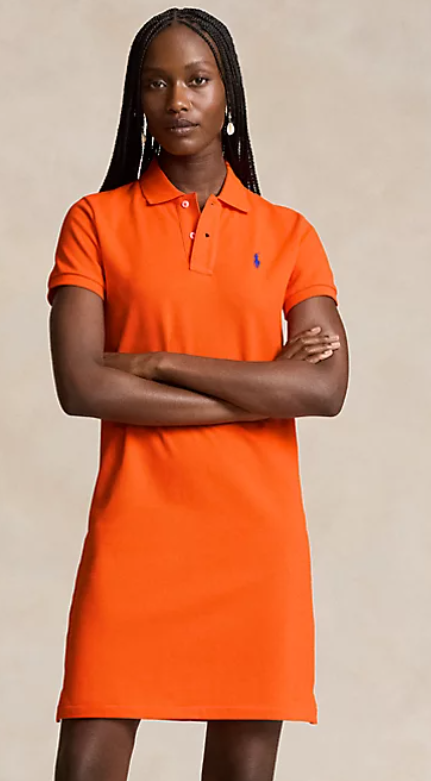 Ralph Lauren Polo Cotton Mesh Dress