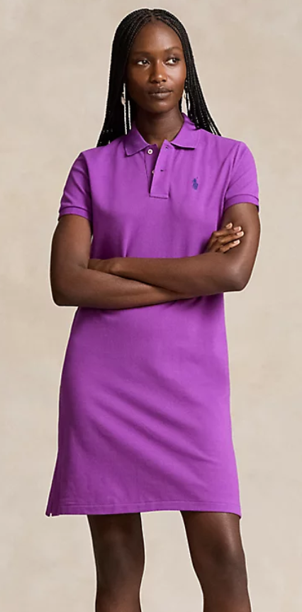 Ralph Lauren Polo Cotton Mesh Dress