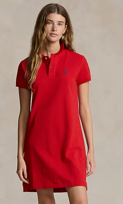 Ralph Lauren Polo Cotton Mesh Dress