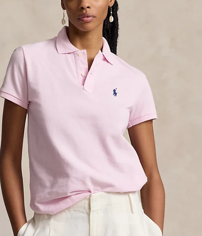 Ralph Lauren Women's Classic Fit Mesh Polo shirt