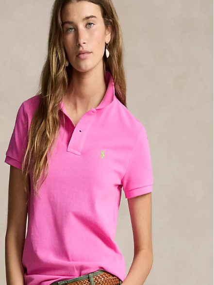 Ralph Lauren Women's Classic Fit Mesh Polo shirt