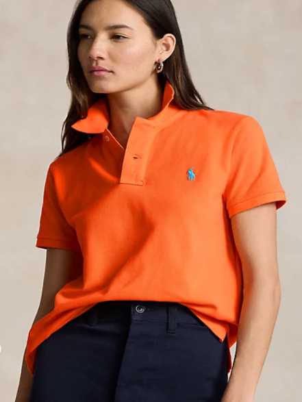 Ralph Lauren Women's Classic Fit Mesh Polo shirt