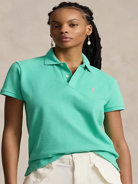 Ralph Lauren Women's Classic Fit Mesh Polo shirt