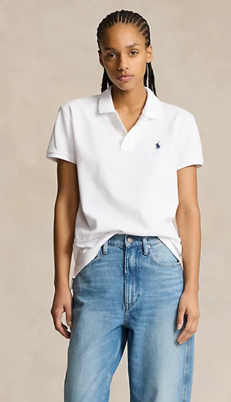 Ralph Lauren Women's Classic Fit Mesh Polo shirt