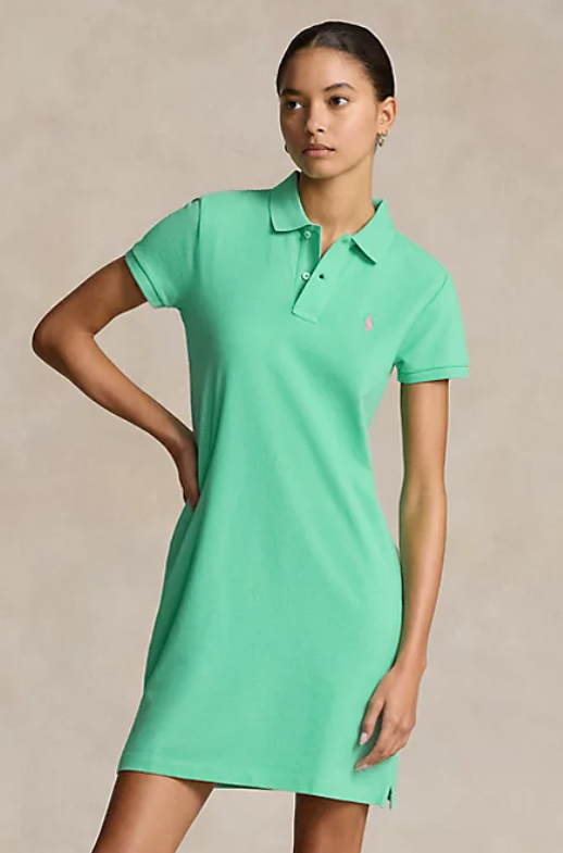 Ralph Lauren Polo Cotton Mesh Dress