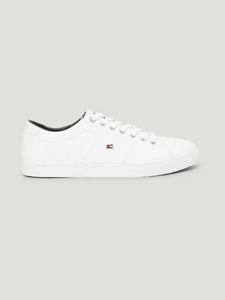 Flag Leather Sneaker     I     TOMMY HILFIGER