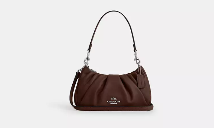 Teri Shoulder Bag With Ruching    I   COACH