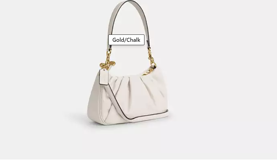 Teri Shoulder Bag With Ruching    I   COACH