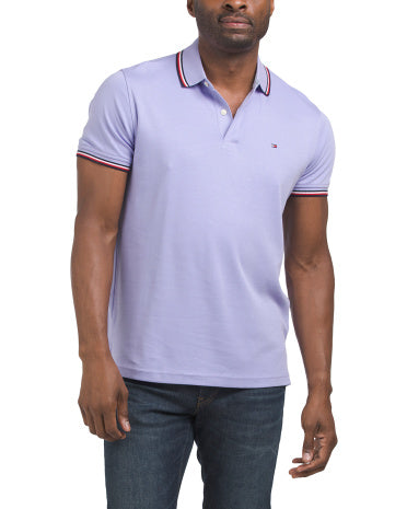 Richard Tipped Short Sleeve Polo       I     TOMMY HILFIGER