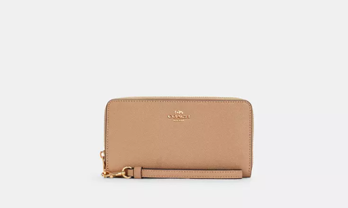 Long Zip Around Wallet       I    COACH