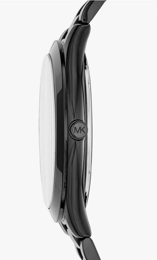 Oversized Slim Runway Black-Tone Watch