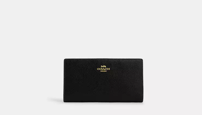 Slim Zip Wallet         I      COACH