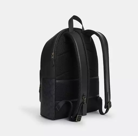 West Backpack In Signature Canvas        I      COACH